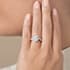 Kew halo round cut Diamond 18k white gold