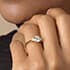 Rosa vintage round cut Diamond 18k white gold