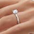 Paloma solitaire round cut Diamond 18k white gold