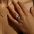 Paloma solitaire round cut Diamond 18k white gold
