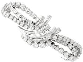 16ct Diamond and Platinum Bracelet - Antique Circa 1935