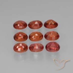 2.72ct Natural Bright Red Sapphire, Oval Cut, 4.2x3.2 mm