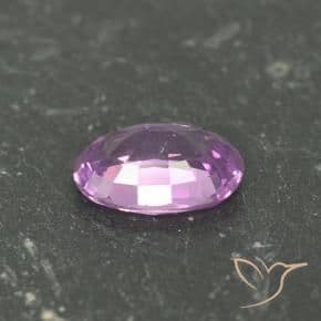 0.64ct Natural Intense Purple Sapphire, Oval Cut, 6.2x4.2 mm