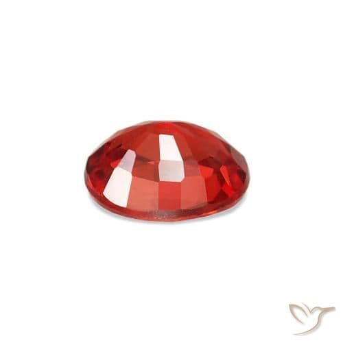 2.60ct Natural Bright Red Sapphire, Oval Cut, 4.6x3.7 mm