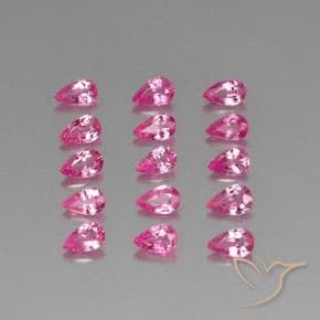 1.03ct Light Royal Purple Pink Sapphire, Baguette, 3.4x2.2 mm