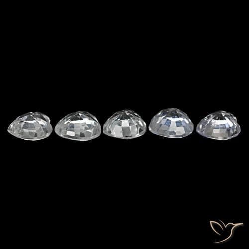 1.87ct Bluish White Sapphire, Heart Shape, 4.3x4.3 mm