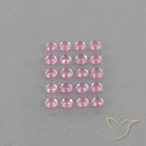 3.17ct Natural Pink Sapphire, Round Cut, 3.13 mm