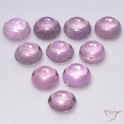 2.27ct Natural Very Light Pink Sapphire, Round Cut, 3.35 mm