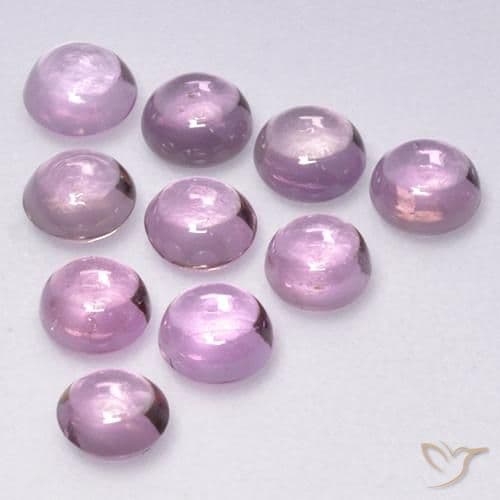 2.27ct Natural Very Light Pink Sapphire, Round Cut, 3.35 mm