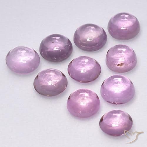 2.27ct Natural Very Light Pink Sapphire, Round Cut, 3.35 mm