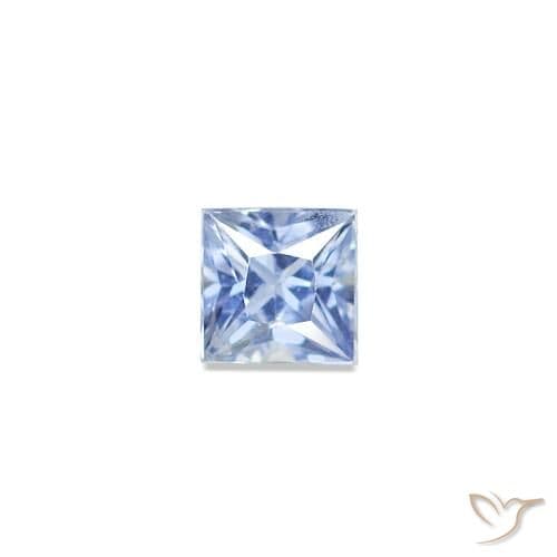 2.77ct Natural Medium Dark Blue Sapphire, Square, 2.7x2.6 mm