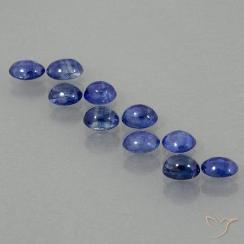 2.70ct Natural Deep Blue Sapphire, Oval Cut, 3.9x3.1 mm