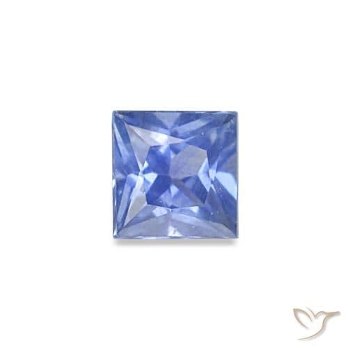 2.77ct Natural Medium Dark Blue Sapphire, Square, 2.7x2.6 mm