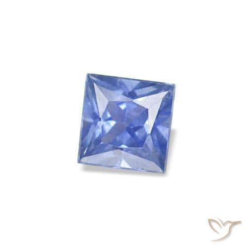 2.77ct Natural Medium Dark Blue Sapphire, Square, 2.7x2.6 mm