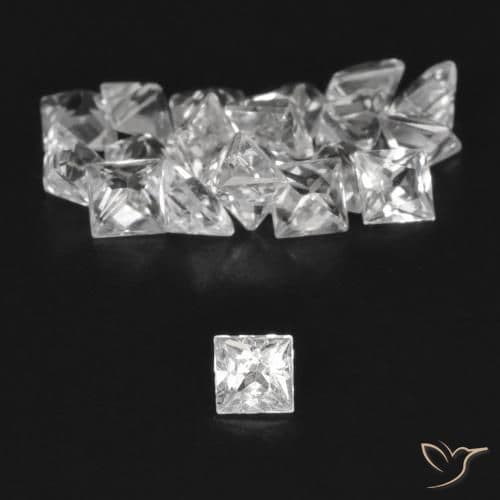 1.87ct Bluish White Sapphire, Heart Shape, 4.3x4.3 mm