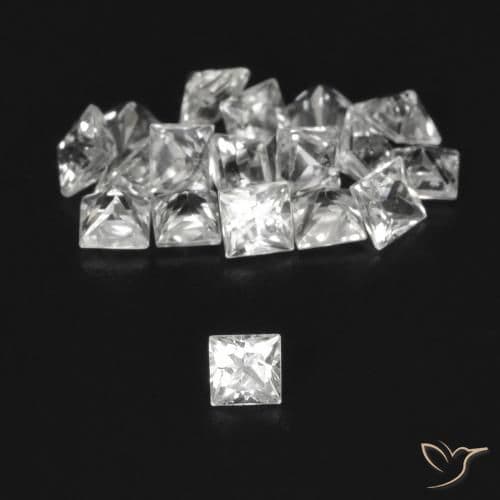 1.87ct Bluish White Sapphire, Heart Shape, 4.3x4.3 mm