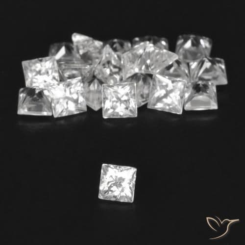 1.25ct Natural Bluish White Sapphire, Trillion, 7.1x6.4 mm