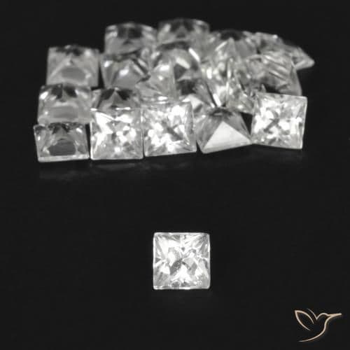 1.87ct Bluish White Sapphire, Heart Shape, 4.3x4.3 mm