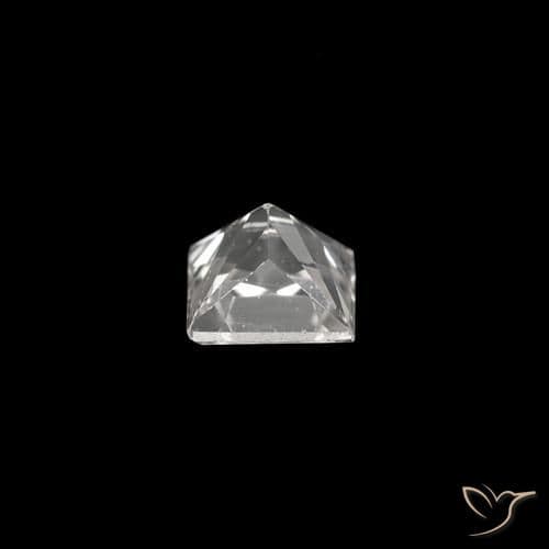 1.28ct Natural White Sapphire, Square, 2.7x2.6 mm