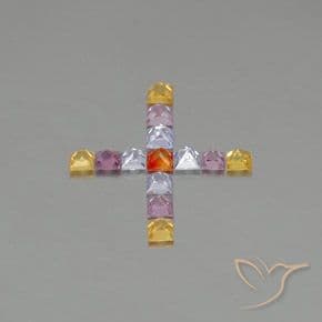 1.89ct Natural Multicolor Sapphire, Square, 2.7x2.7 mm