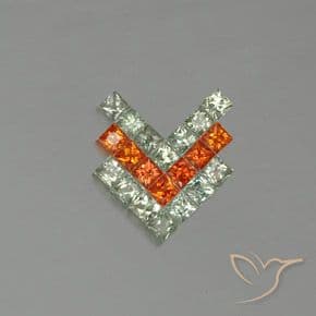 8.29ct Natural Multicolor Sapphire, Square, 2.7x2.7 mm