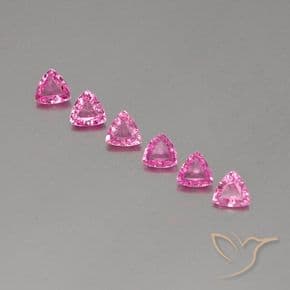 1.15ct Natural Light Pink Sapphire, Baguette, 3.2x2.1 mm