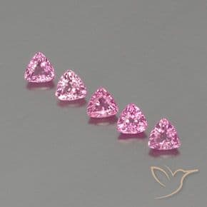 1.69ct Natural Pink Sapphire, Trillion, 4.2x4.1 mm