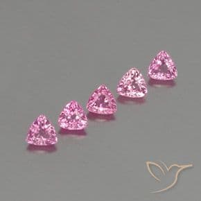 1.69ct Natural Pink Sapphire, Trillion, 4.2x4.1 mm