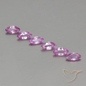 2.57ct Natural Light Purple Sapphire, Square, 2.5x2.4 mm