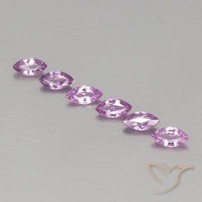 2.57ct Natural Light Purple Sapphire, Square, 2.5x2.4 mm