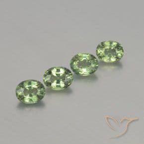 1.83ct Very Light Sage Green Sapphire, Oval Cut, 4.8x3.9 mm