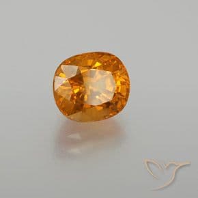 3.07ct Natural Deep Orange Sapphire, Oval Cut, 8.4x7.3 mm