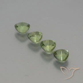 1.46ct Natural Forest Green Sapphire, Trillion, 4.3x4.3 mm