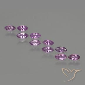 1.78ct Natural Lilac Purple Sapphire, Marquise, 4.8x2.5 mm