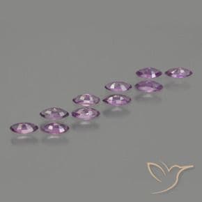 1.78ct Natural Lilac Purple Sapphire, Marquise, 4.8x2.5 mm