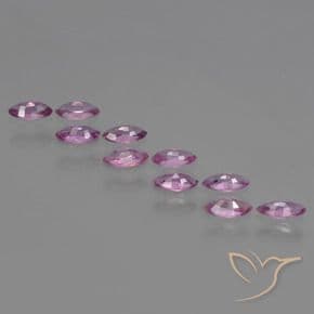 1.87ct Natural Pale Purple Sapphire, Marquise, 5.3x2.6 mm