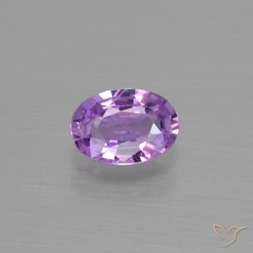 1.27ct Natural Intense Purple Sapphire, Oval Cut, 7.3x5.7 mm
