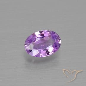 0.57ct Natural Purplish Violet Sapphire, Oval Cut, 6x4.2 mm