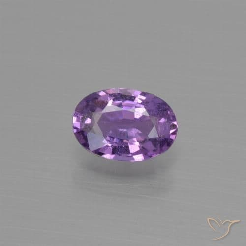 1.27ct Natural Intense Purple Sapphire, Oval Cut, 7.3x5.7 mm