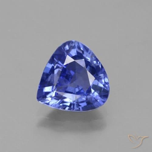 2.27ct Deep Violet Blue Sapphire, Pear Shape, 8.5x8.5 mm