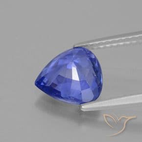 2.27ct Deep Violet Blue Sapphire, Pear Shape, 8.5x8.5 mm