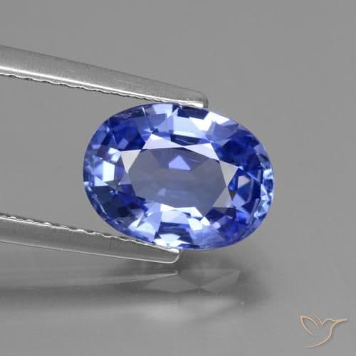 2.67ct Deep Purple Blue Sapphire, Oval Cut, 9.6x7.1 mm