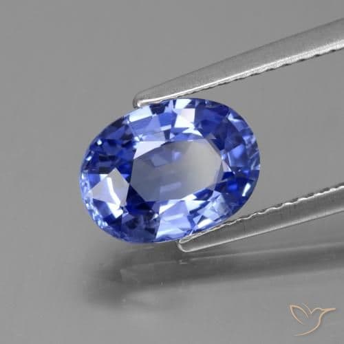2.67ct Deep Purple Blue Sapphire, Oval Cut, 9.6x7.1 mm