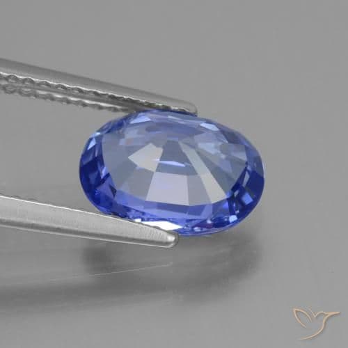 2.67ct Deep Purple Blue Sapphire, Oval Cut, 9.6x7.1 mm
