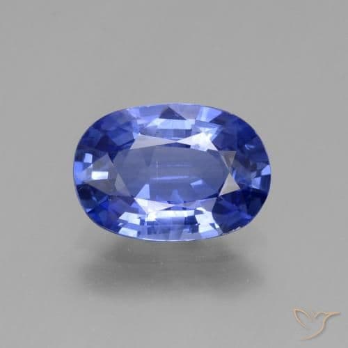 2.69ct Deep Purple Blue Sapphire, Oval Cut, 10.2x7.1 mm