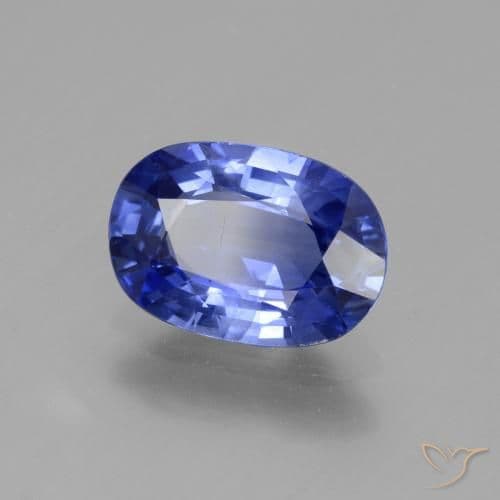2.69ct Deep Purple Blue Sapphire, Oval Cut, 10.2x7.1 mm