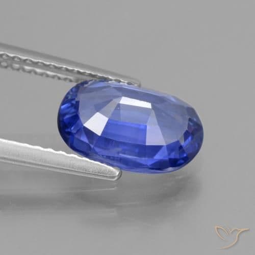 2.69ct Deep Purple Blue Sapphire, Oval Cut, 10.2x7.1 mm
