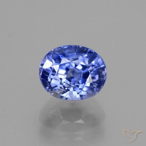 2.71ct Light Cornflower Blue Sapphire, Oval Cut, 8.3x6.9 mm