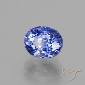 2.71ct Light Cornflower Blue Sapphire, Oval Cut, 8.3x6.9 mm