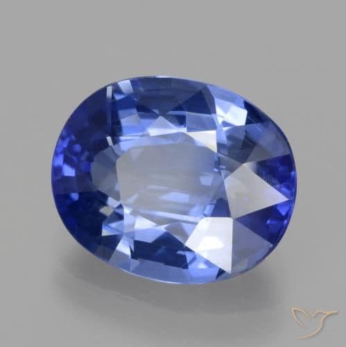 5.96ct Cornflower Blue Sapphire, Oval Cut, 12.1x9.9 mm